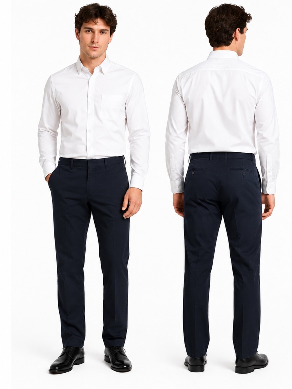 Express Men's Navy Dress Pants 34x34 - 0521